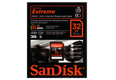 kQ 32GB SanDisk Extreme SDHC 45 MB/s UHS Ultra Highspeed Speicherkarte